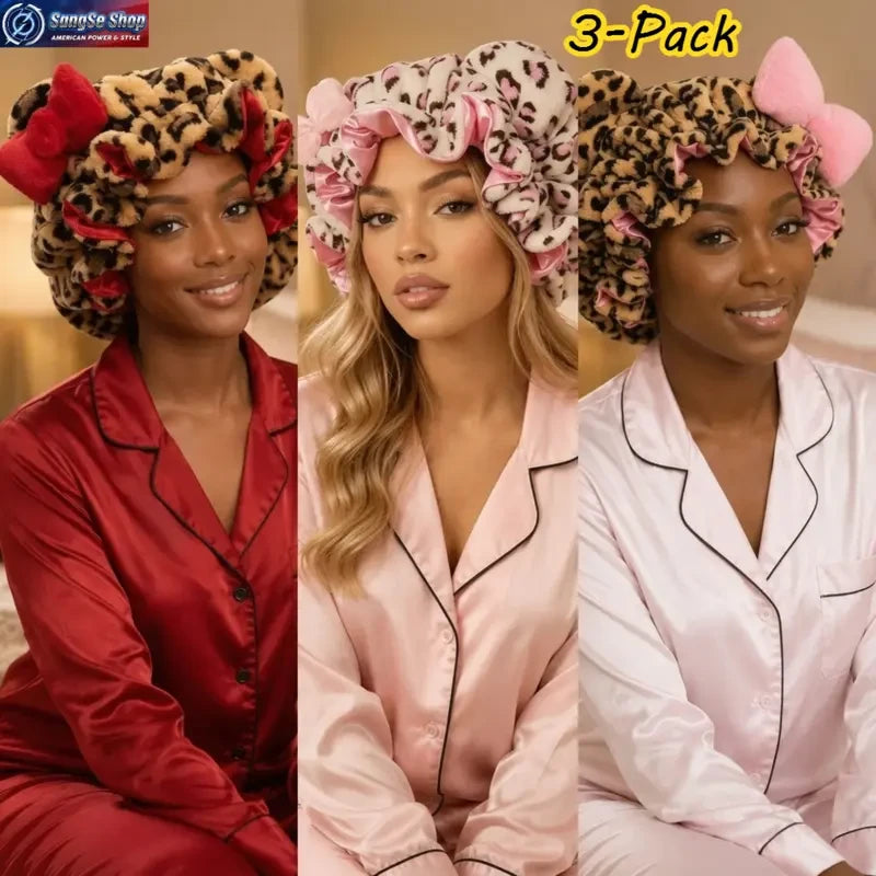 Satin Lined Sleep Bonnet