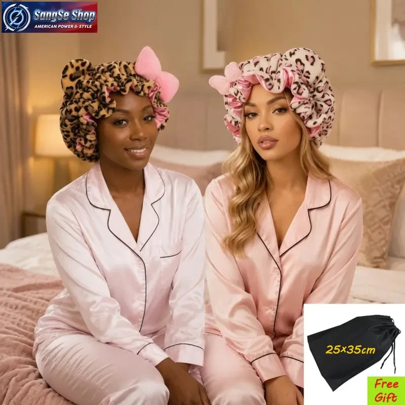 Satin Lined Sleep Bonnet